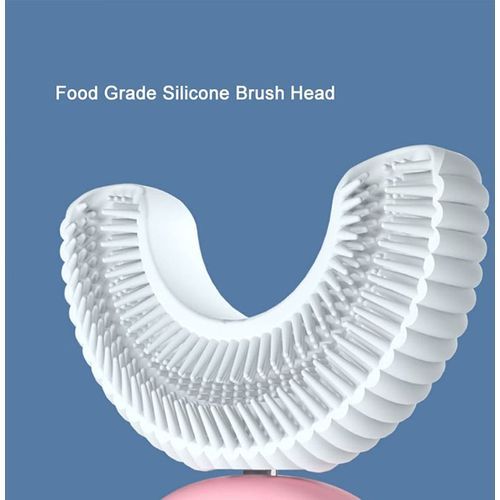 Children U-Shaped Toothbrush, -Pink
