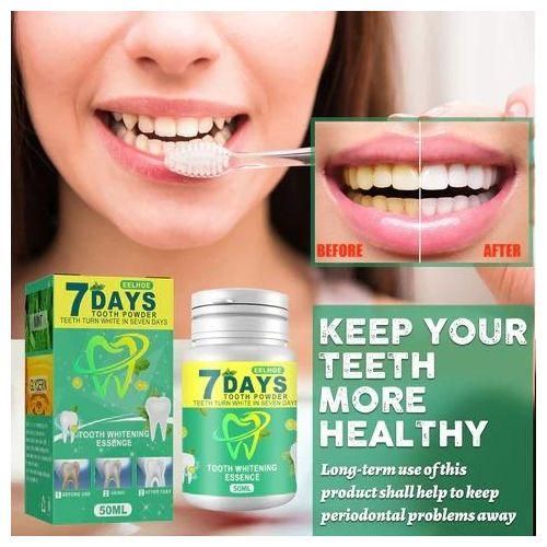 EELHOE 7Days Teeth Whitening Powder For Quick Teeth Whitening Oral Care And Fresh Breath