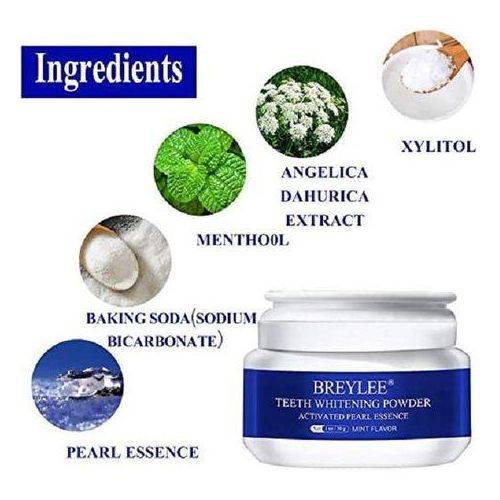 Breylee Teeth Whitening Powder With Activated Pearl Essence - (30 g