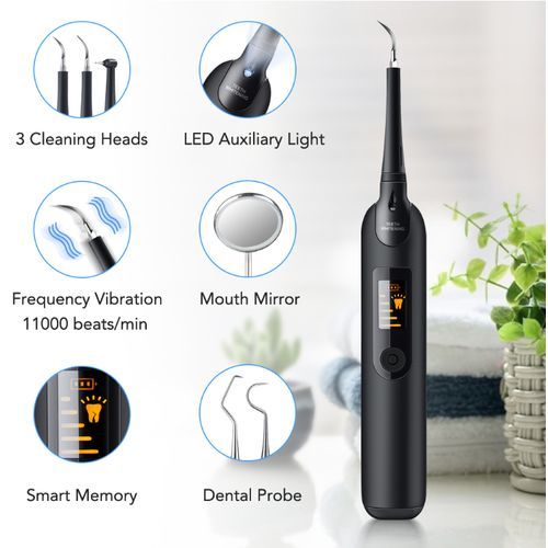 2 In 1 Electric Toothbrush, Sonic Dental Scaler, Waterproof Dental Scaling Kit