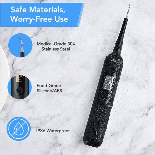 2 In 1 Electric Toothbrush, Sonic Dental Scaler, Waterproof Dental Scaling Kit