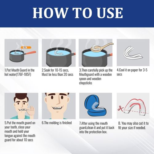 Reazeal Anti Snore Mouth Guard For Clenching Teeth/Mouth Guard/Grinding Teeth