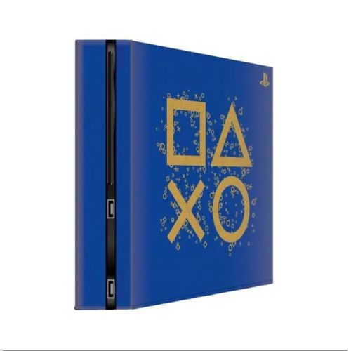 Sony PlayStation Refurbished Ps4 Slim 500gb Limited Edition Days Of Play With Free Action Game And Movie- Blue (5MTHS WRTY)