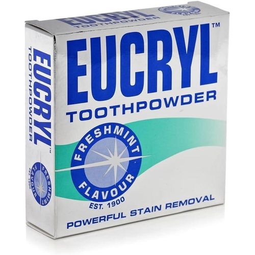 Eucryl Fresh Mint Toothpowder 50g-White
