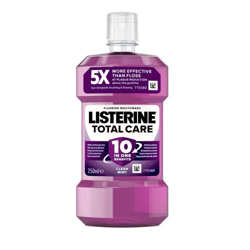 Listerine  Total Care Mouthwash 250ml-Purple