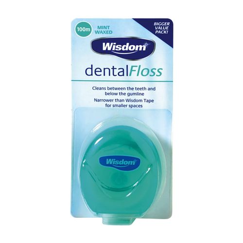 Wisdom Dental Floss ( Flouride and mint)-White