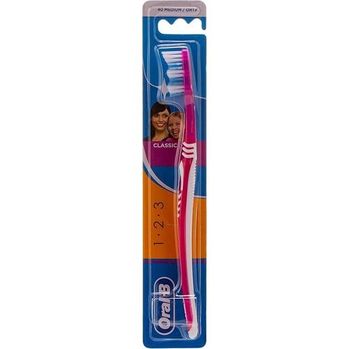 ORAL-B Classic Tooth Brush-Pink