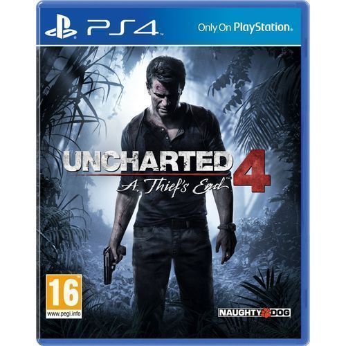 Uncharted 4 PS4 Game - Black