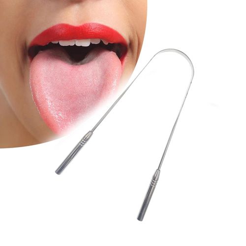 Scraper Reusable For Adults Improve Bad Breath Portable U