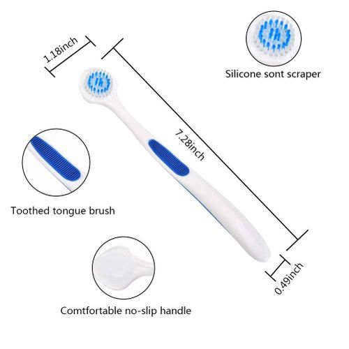 Dental Care Total Clean Tongue Brush, 1.5g