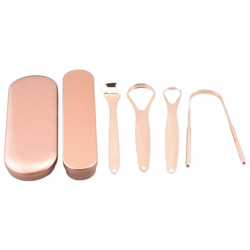 Tongue Scraper Reusable Heavy-Duty for Men Women Tongue Scraper Kit