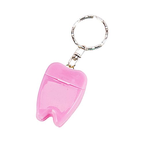 Portable Floss Keychain Essentials Tool Cleaner Tooth Pink
