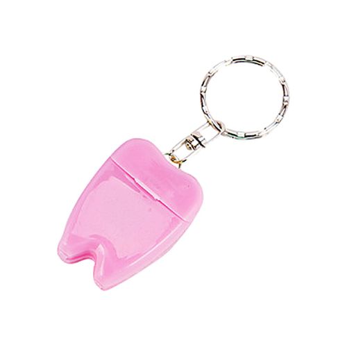 Portable Floss Keychain Essentials Tool Cleaner Tooth Pink
