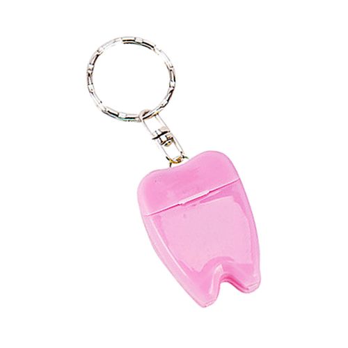 Portable Floss Keychain Essentials Tool Cleaner Tooth Pink