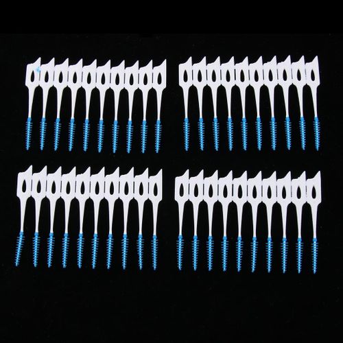 40x Silicone Home  Cleaning Instruments Interdental