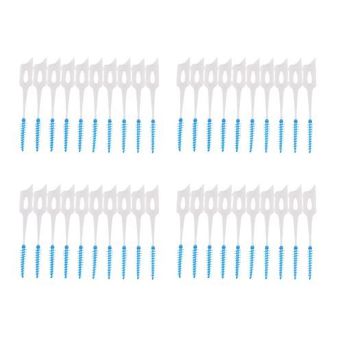 40x Silicone Home  Cleaning Instruments Interdental