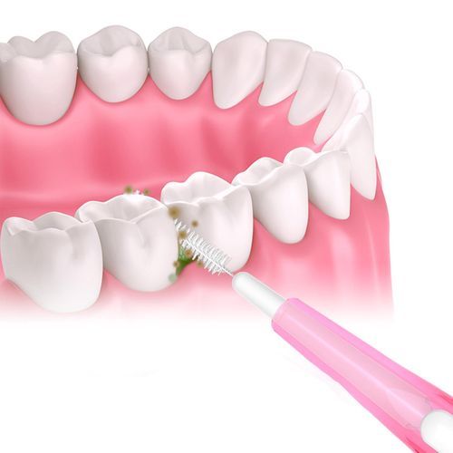 30pcs Interdental Brush Toothpick  Hygiene Brush Retractable