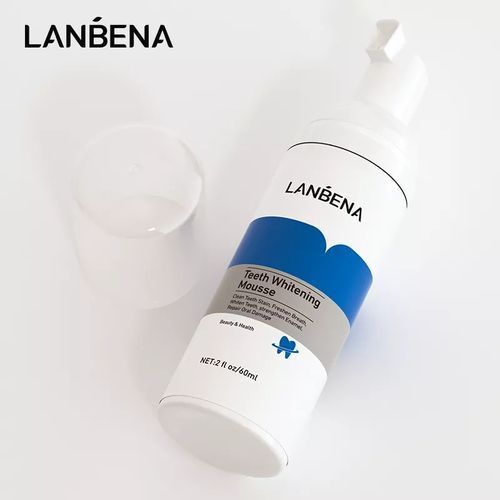 Lanbena Afforddable Teeth Whitening Mousse Tooth Cleaning Remove Quick Repair Of Cavities Caries Filling Removal Of Stains Plaque Decay Yellowing  White Teeth Oral Hygiene Toothpaste Bleaching Whitening Dental Tool Real Teeth Whitener - White 2fl Oz /60ml