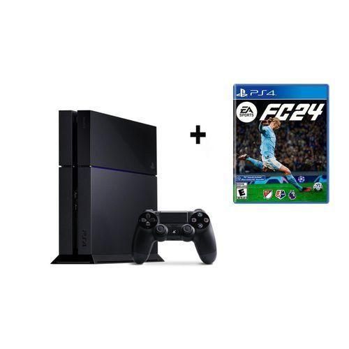 Sony PlayStation  Ps4 Standard 500gb With Free Game + EAFC 24 -Black