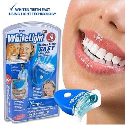 White Light Teeth Whitening Technology, Blue.