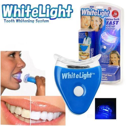 White Light Teeth Whitening Technology, Blue.