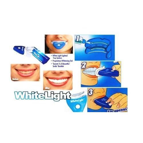 White Light Teeth Whitening Technology, Blue.