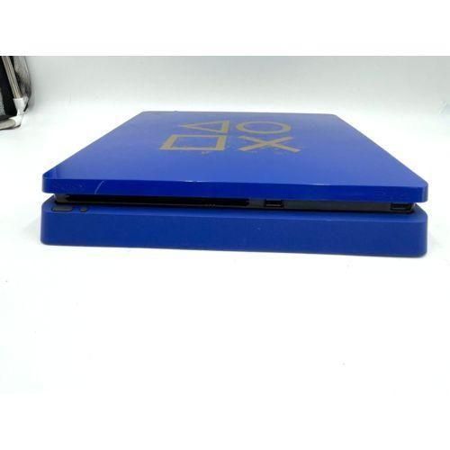 Playstation Refurbished Ps4 Slim 500gb Limited Edition Days Of Play With Free Action Game - Blue