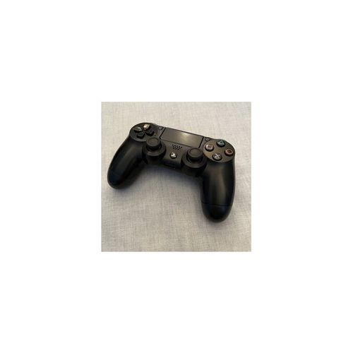 Playstation Refurbished UK Original Pad DualShock 4 Wireless Controller for PS4 With Free Charge Cable And Silcone Rubber Protector - Jet Black /Old Model (3MTHS WRTY)