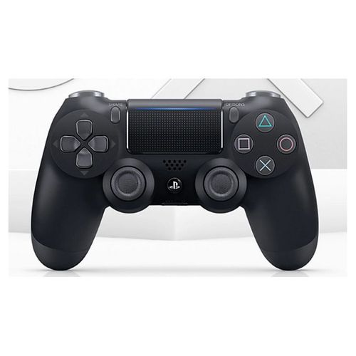 Playstation  Refurbished UK Original Pad DualShock 4 Wireless Controller for PS4 With Free Charge Cable And Silcone Rubber Protector - Jet Black /Old Model