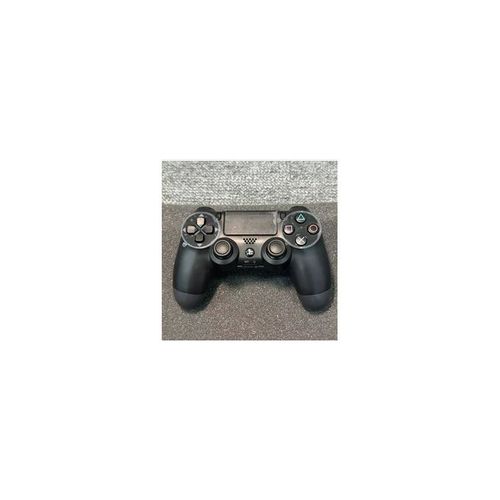 Playstation  Refurbished UK Original Pad DualShock 4 Wireless Controller for PS4 With Free Charge Cable And Silcone Rubber Protector - Jet Black /Old Model