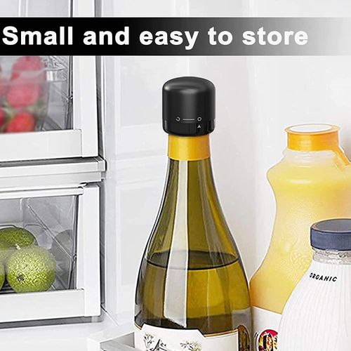good Bottle Stopper Reusable Plastic & Silicone Set of 4good Wi