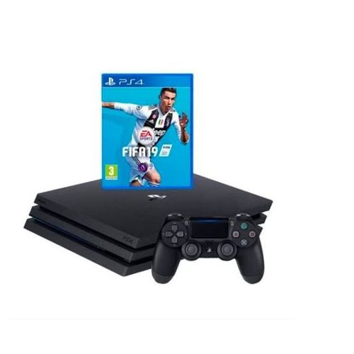 Playstation Mint Condition PS4 Pro 1TB Console With Fifa 19- Black (PS4 Pro)