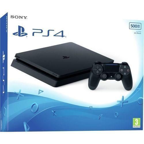 Sony PlayStation PS4 Slim 500 GB With FIFA 21 Game Disc And Extra Game Disk - Black