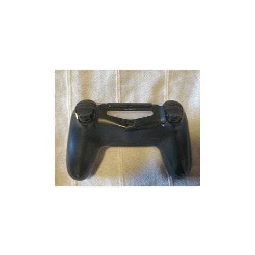 Playstation Refurbished  UK Original Pad DualShock 4 Wireless Controller for PS4 With Free Charge Cable And Silcone Rubber  Protector - Jet Black /Old Model (5MTHS WRTY)