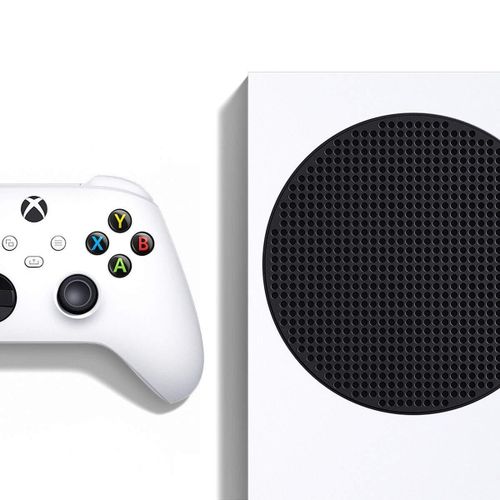 Microsoft  Xbox Series S 512GB Game All-Digital Console + 1 Xbox Wireless1 Controller, White - 1440p Gaming Resolution, 4K Streaming Media Playback, WiFi (Renewed) Up to 120 frames per second - 10GB RAM - High Dynamic Range - Xbox Velocity Architecture -M