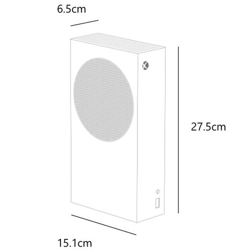Microsoft  Xbox Series S 512GB Game All-Digital Console + 1 Xbox Wireless1 Controller, White - 1440p Gaming Resolution, 4K Streaming Media Playback, WiFi (Renewed) Up to 120 frames per second - 10GB RAM - High Dynamic Range - Xbox Velocity Architecture -M