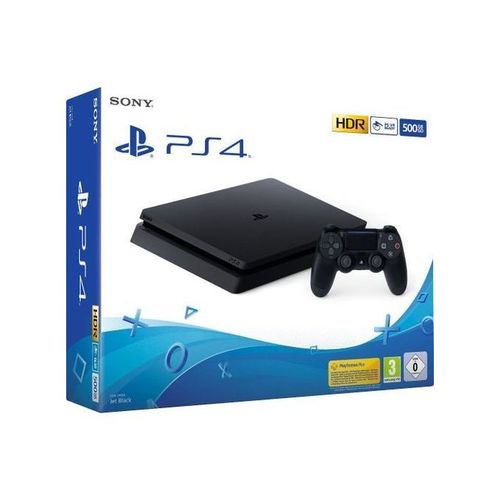 Playstation Mint Condtion PS4 Slim 500GB Console & God Of War, Horizon+ The Last Of Us- Black