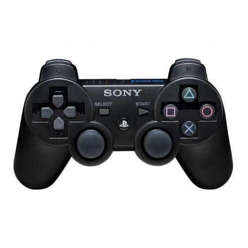 Playstation Ps3 Pad Dualshock 3 Wireless Controller With Free Charging Cable -Black