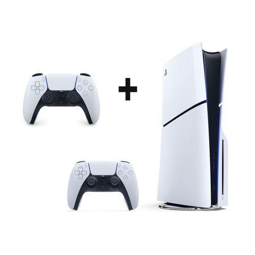 Sony Computer Entertainment PS5 Console Disc Edition Slim 1TB with 2 controllers