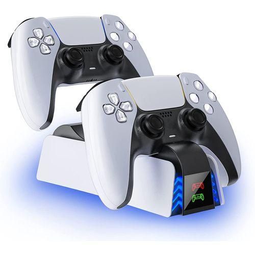 PS5 Wireless Controller Charger PlayStation 5 DualSense Charging Station Dock Game Pad Mount Stand With LED Indicator