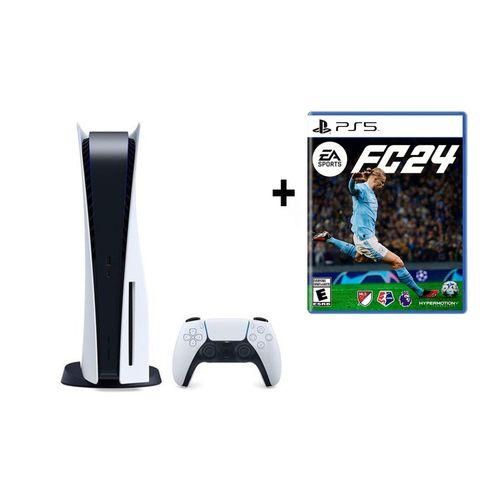 Sony PlayStation  Ps5 Console  with Fifa 24- White