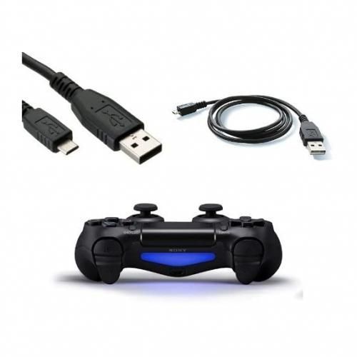 PS4 Dual Controller 4 Charging Cable  - Black