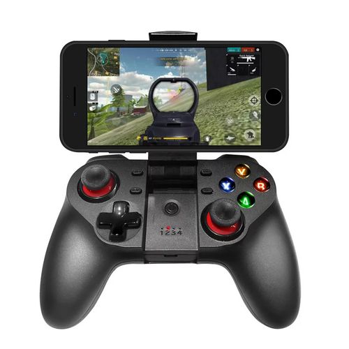 Mobile Game Controller, Wireless Bluetooth Gamepad Joystick Multimedia Game Controller Compatible With Android Windows PC-Black