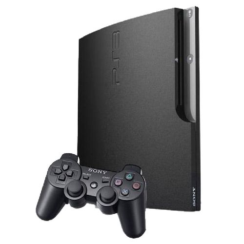 Sony PLAYSTATION 3 SLIM(Refurbished)WITH OVER 10 GAMES, POWER CABLE AND CONNECTORS, TWO GAME PADS