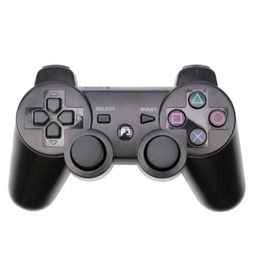 Snowflake Button Wireless Bluetooth Gamepad Game Controller For PS3 (Black)