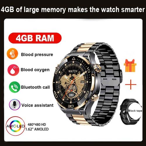 New Smart Watch Men 4GB ROM Bluetooth Call NFC