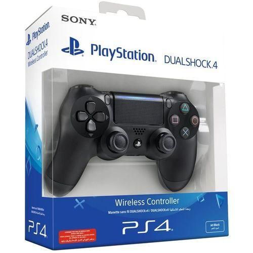 Playstation PS4 Pad Dual Shock 4 Wireless Controller With Free Silicone Rubber Protector - Black