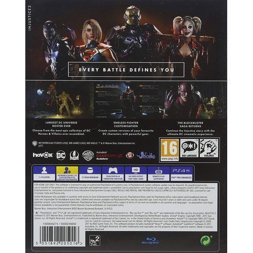 Injustice 2 (Game) - (PS4) Playstation 4