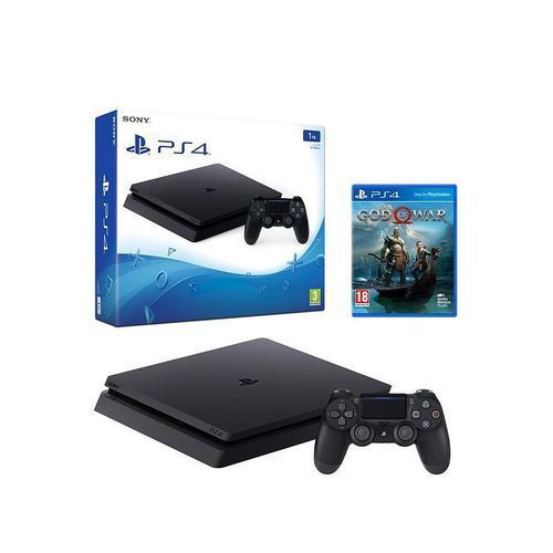 PS4 SLIM 500GB With God Of War Game-Black