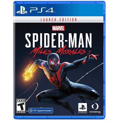 Marvel Spider Man Miles Morales PS4 PlayStation 4 - Black